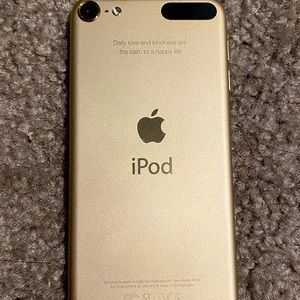Gold iPod 6 gen! Good condition